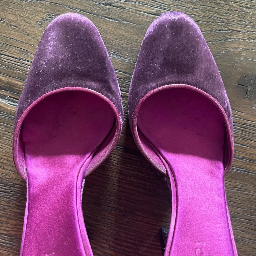 Gucci Purple Tom Ford Farewell Collection Mink Python Velvet Heel Pumps - Picture 2 of 11